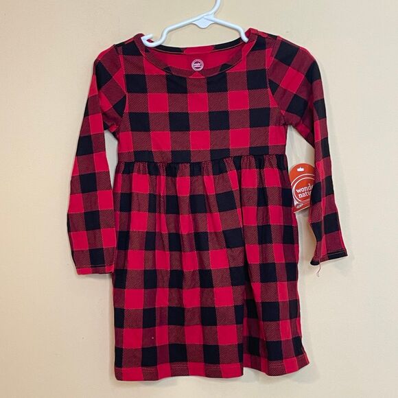 wonder nation Other - NWT wonder nation toddler girl red plaid dress size 2T